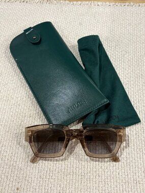 Ahlem Villette Sunglasses - "Coffeelight" (clear/brown) - Made in France